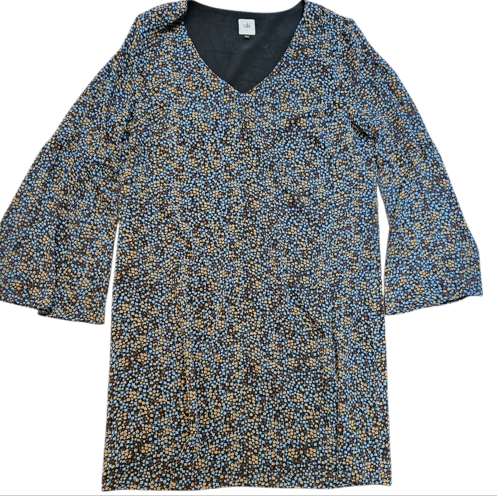 CABi Bell Sleeve Floral Dress